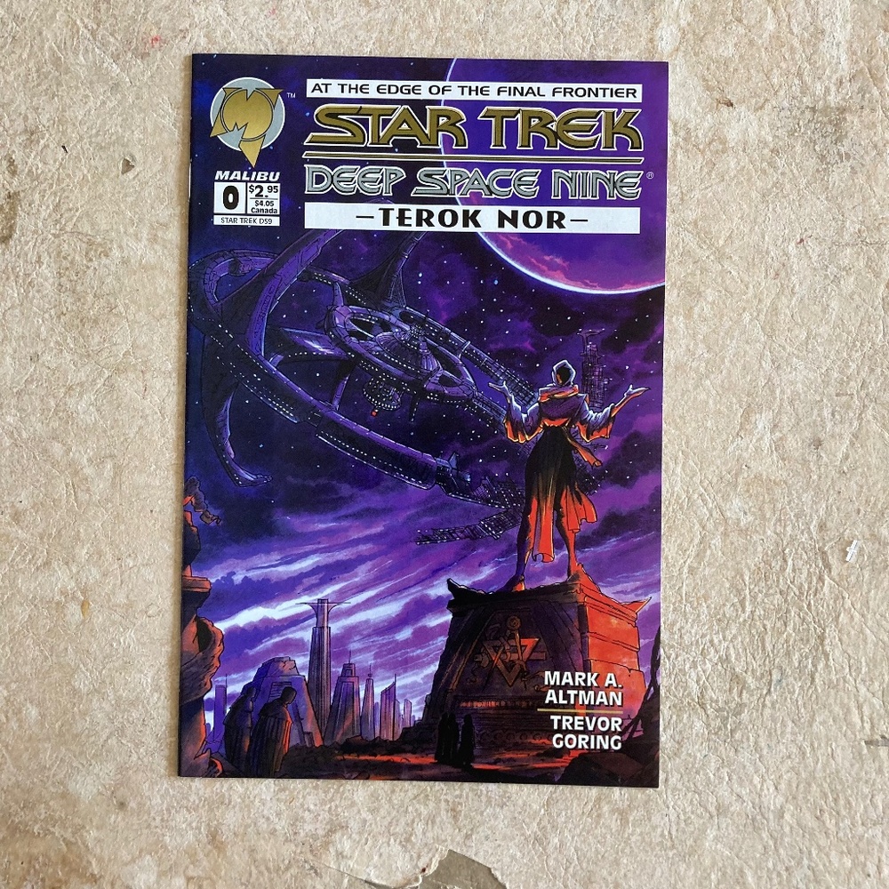 1995 Malibu Star Trek Deep Space Nine Terok Nor Comic Issue 0